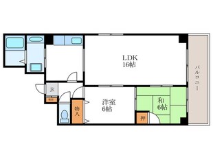 東野第１グリーンハイツ山科の物件間取画像